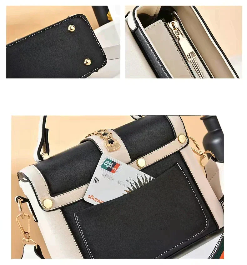 Women's fashion handbag with star detail cute trendy bag