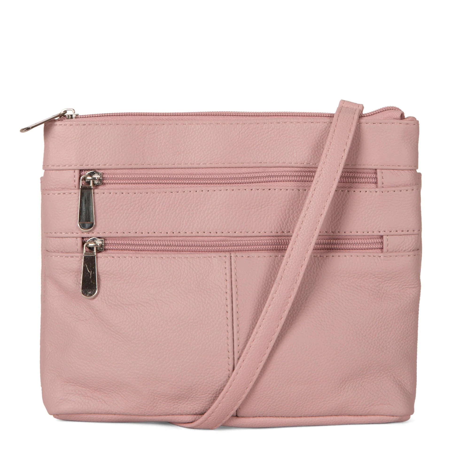 Mini Essential RFID Multi-Zip Crossbody