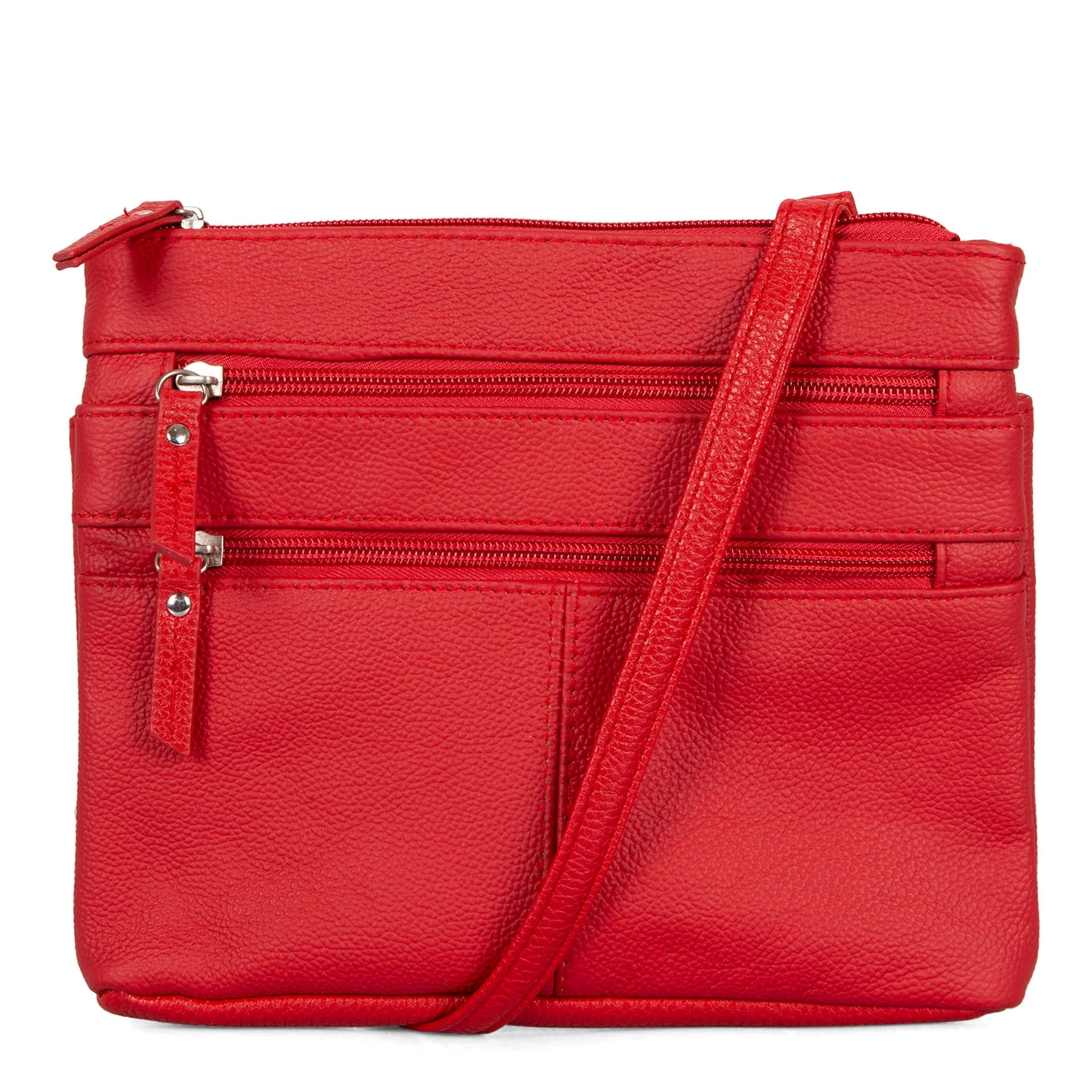 Mini Essential RFID Multi-Zip Crossbody