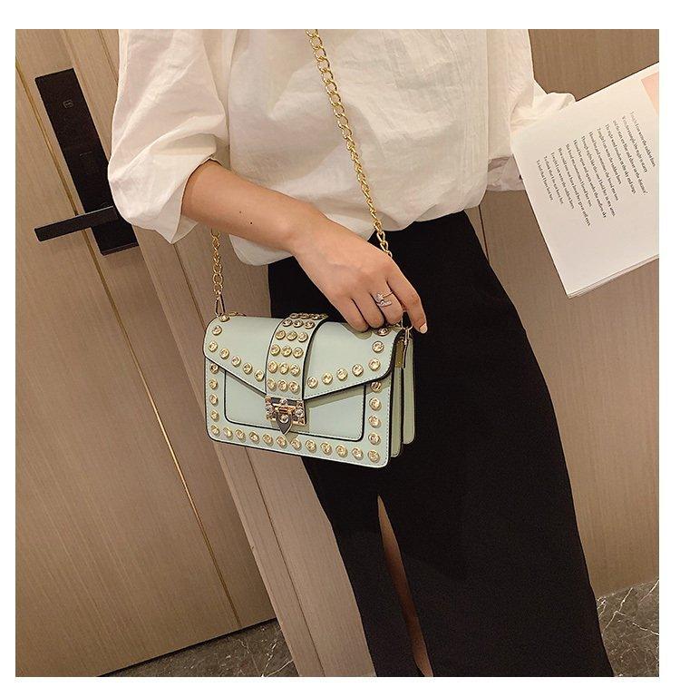 Ladies luxury diamond studded shoulder and crossbody bag