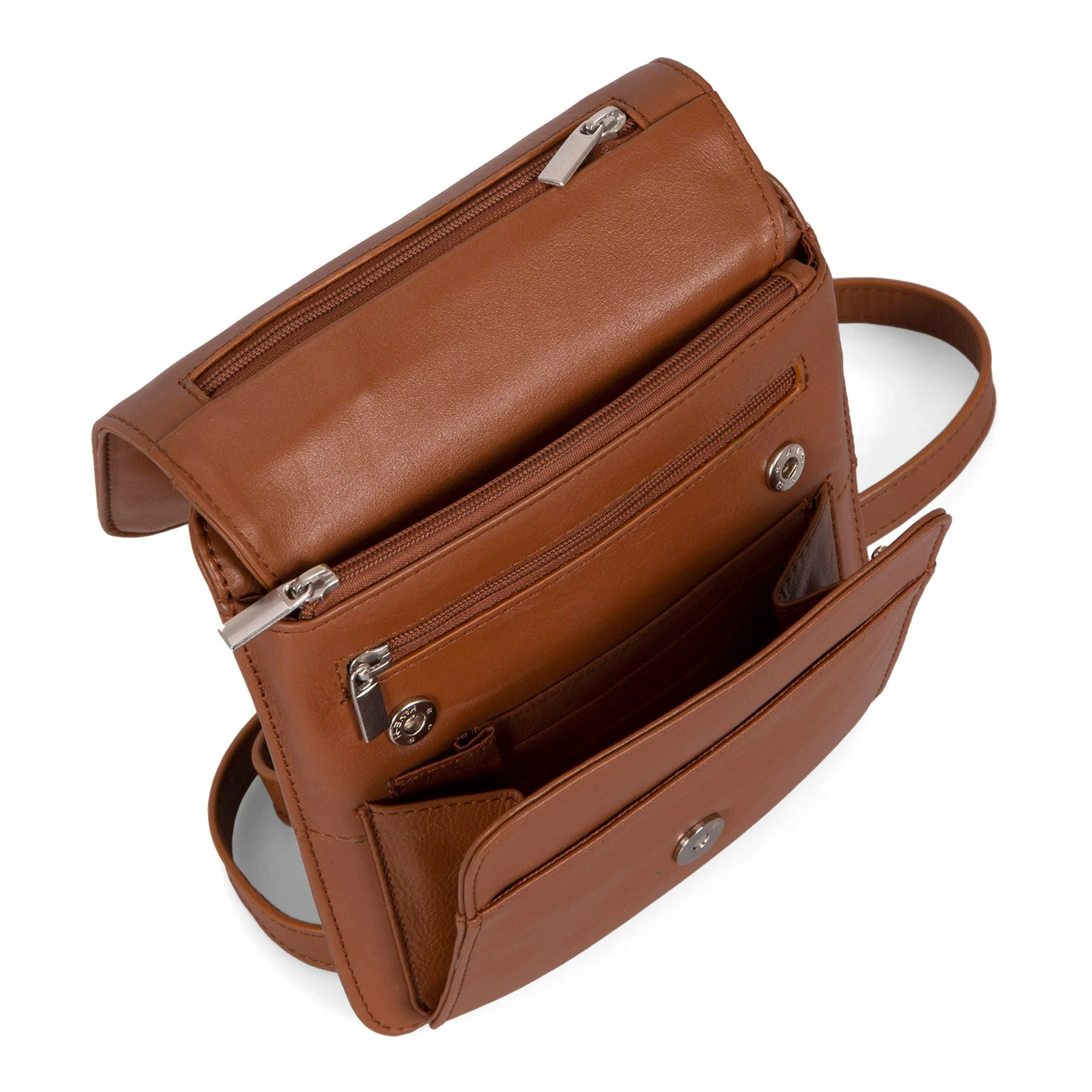 Leather Mini Flap RFID Crossbody