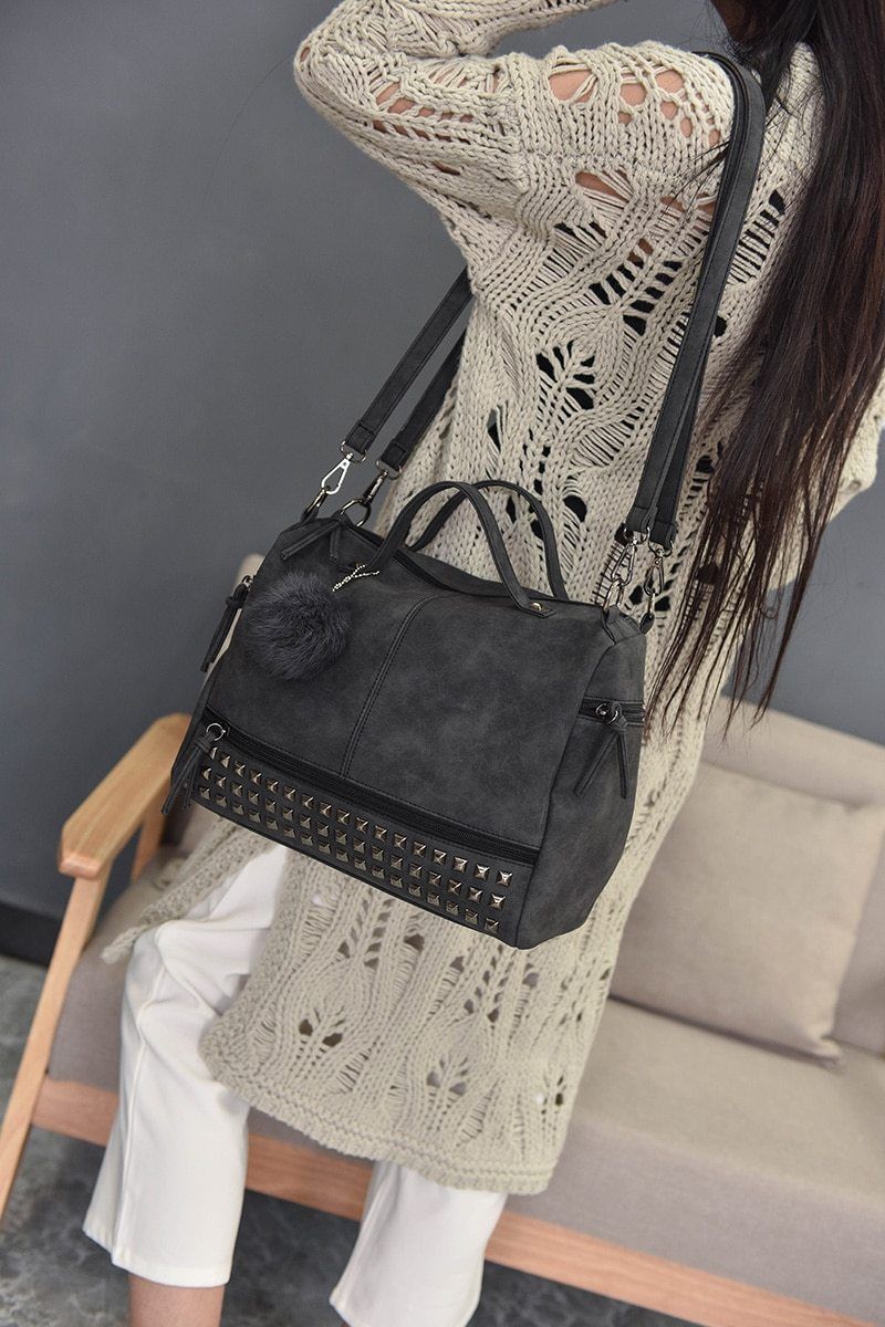 Zip Top Crossbody Tote