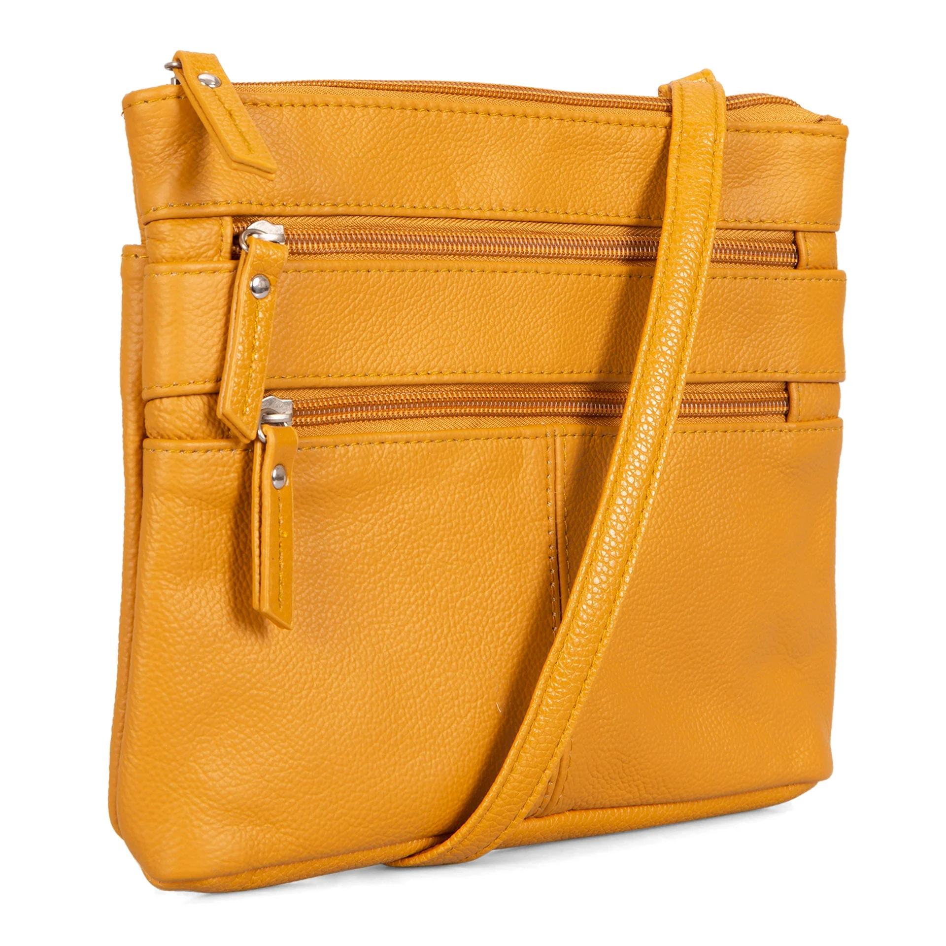 Mini Essential RFID Multi-Zip Crossbody