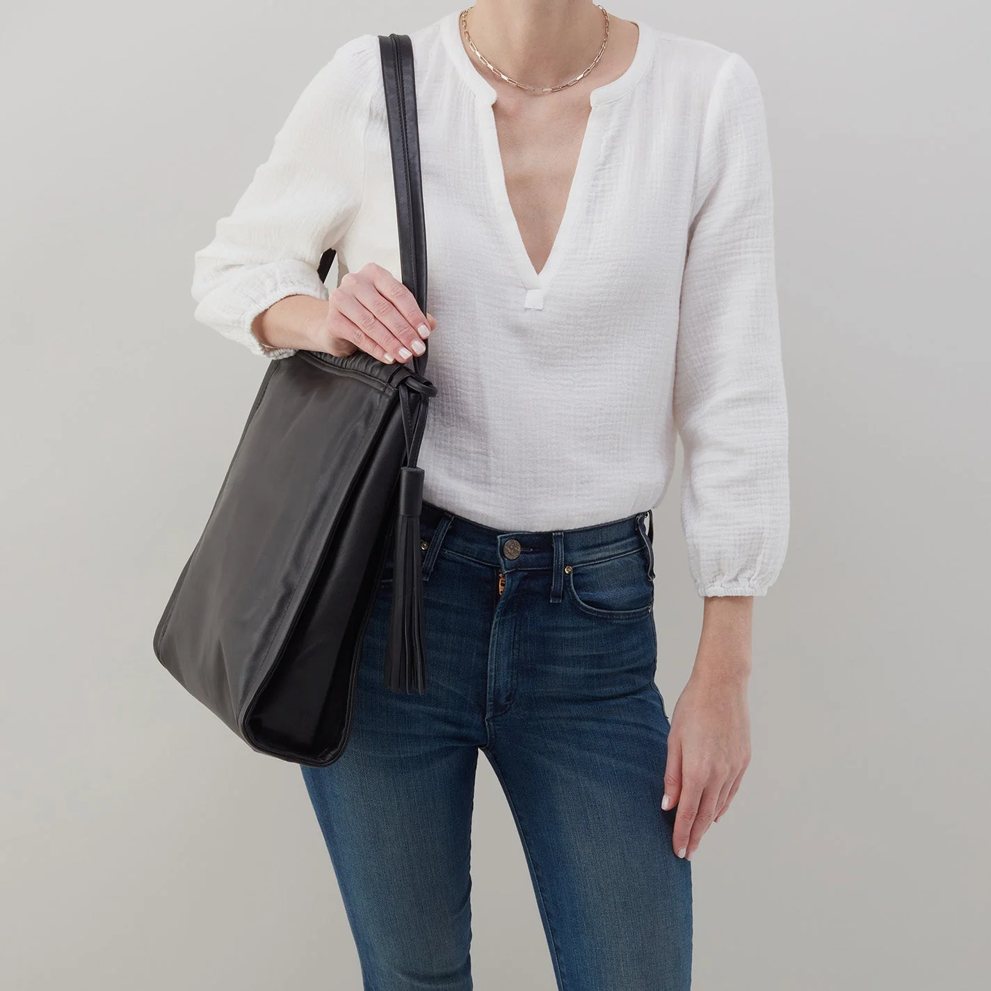 Darling Tote in Silk Napa Leather