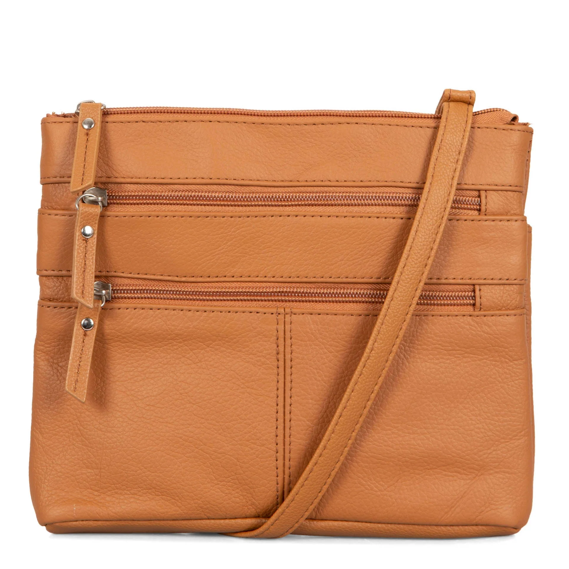Mini Essential RFID Multi-Zip Crossbody