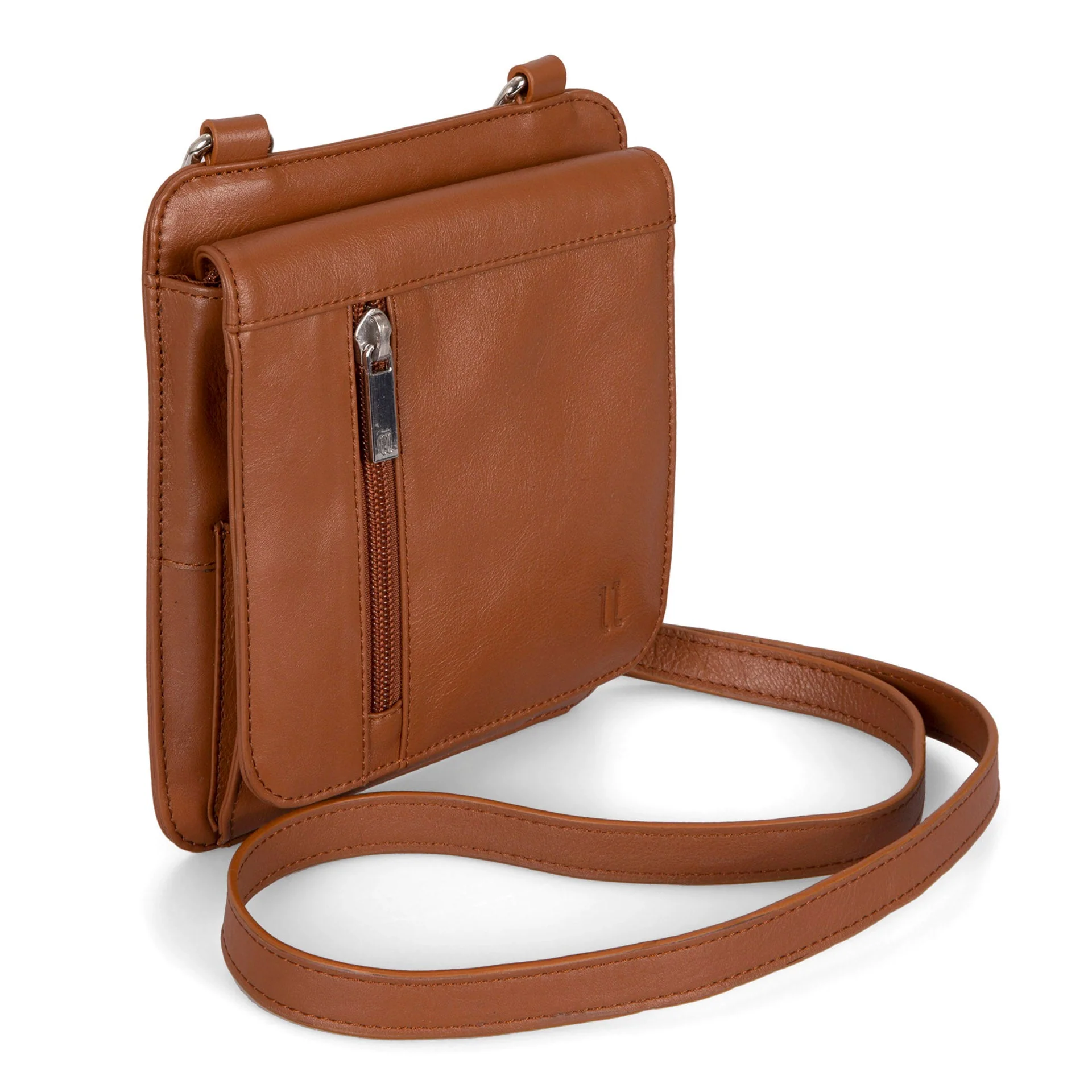 Leather Mini Flap RFID Crossbody