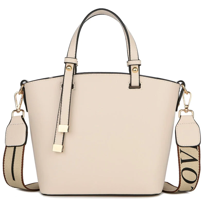 Large Leather Tote With Zipper