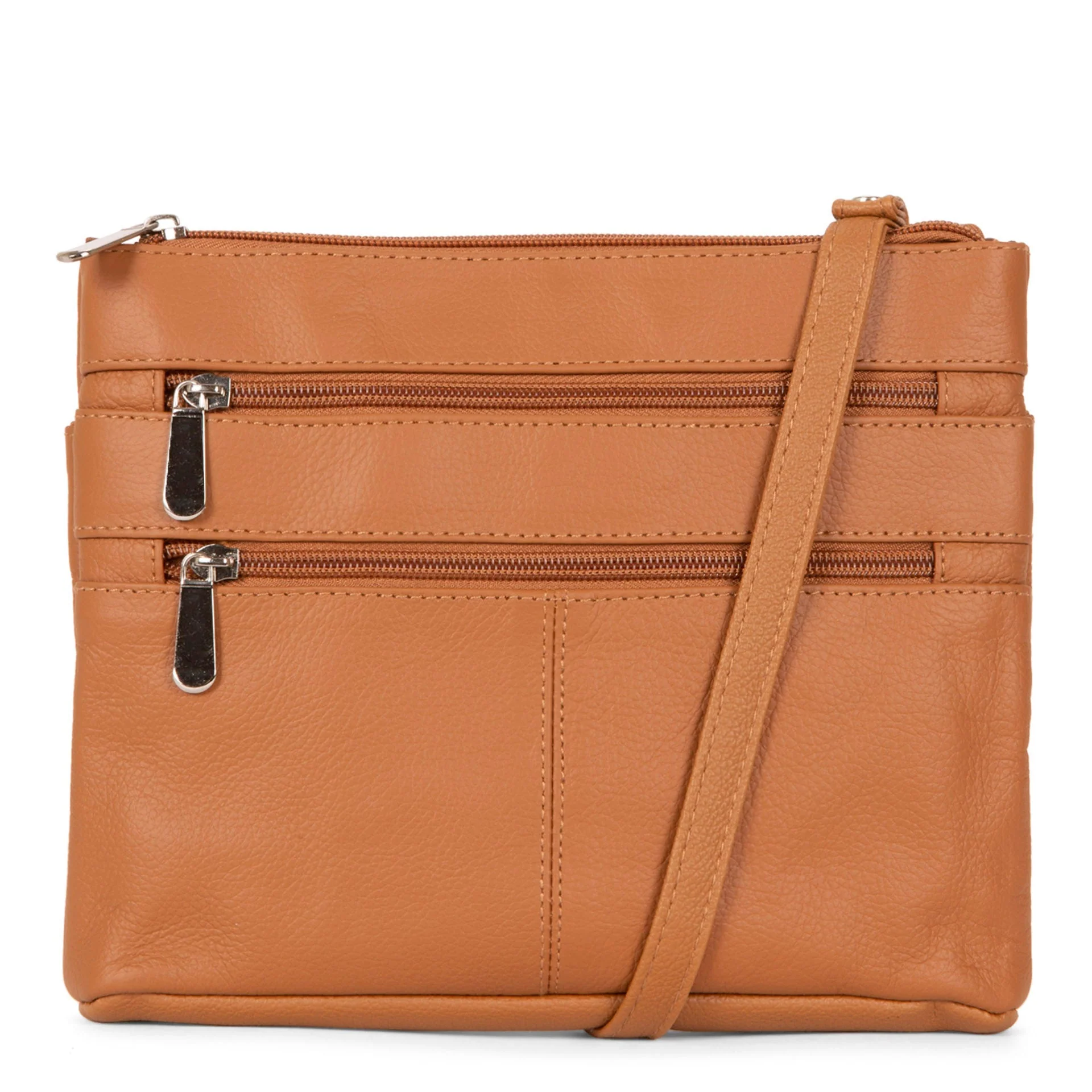 Mini Essential RFID Multi-Zip Crossbody
