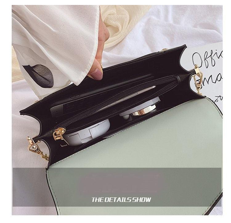 Ladies luxury diamond studded shoulder and crossbody bag