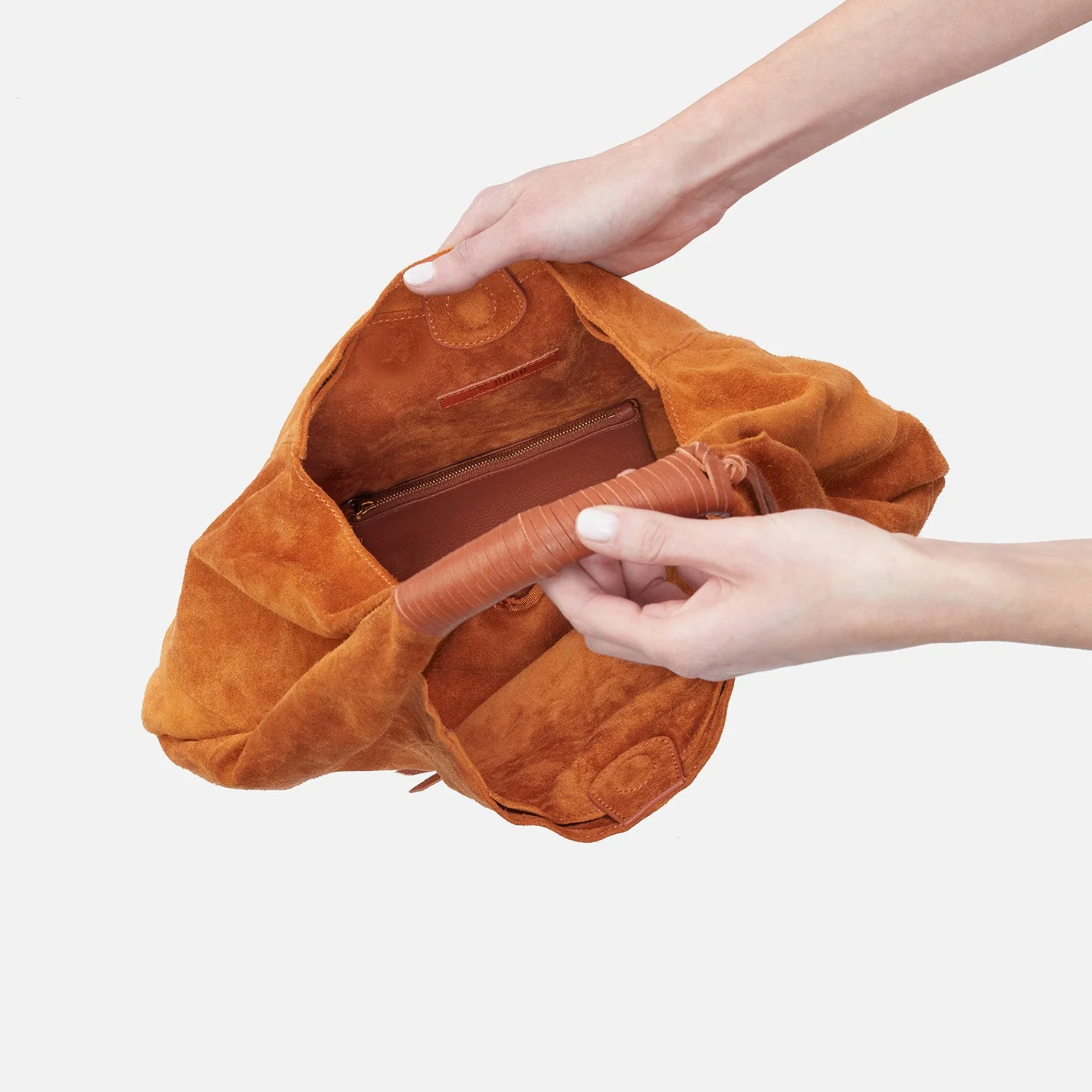 Eclipse Medium Hobo in Suede