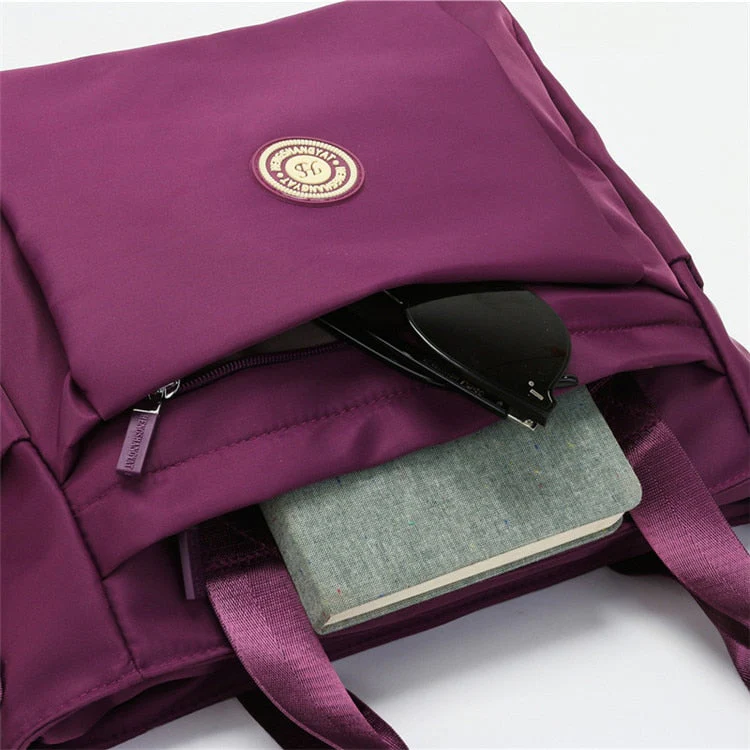 Tote Bag Nylon Zip Top