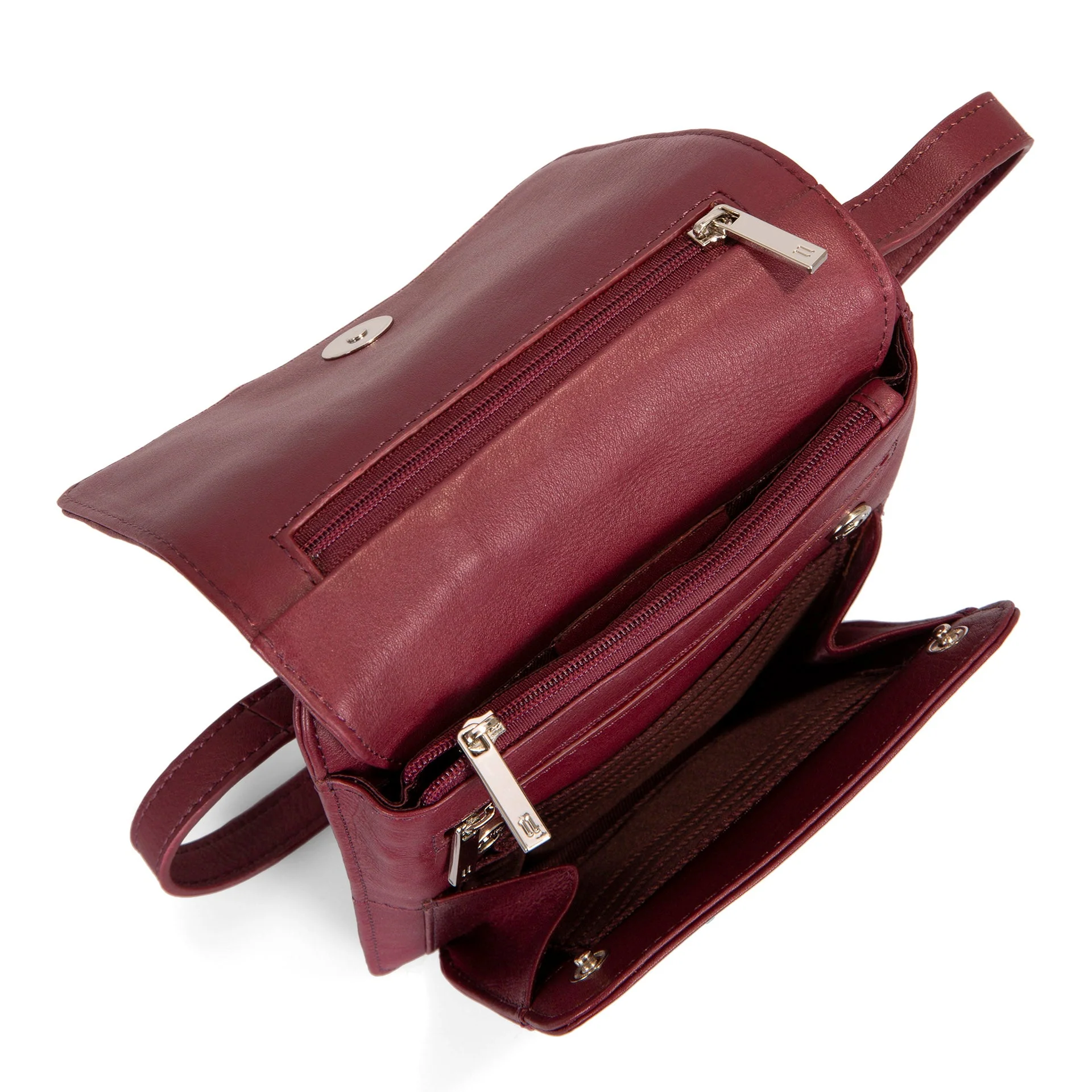 Leather Mini Flap RFID Crossbody