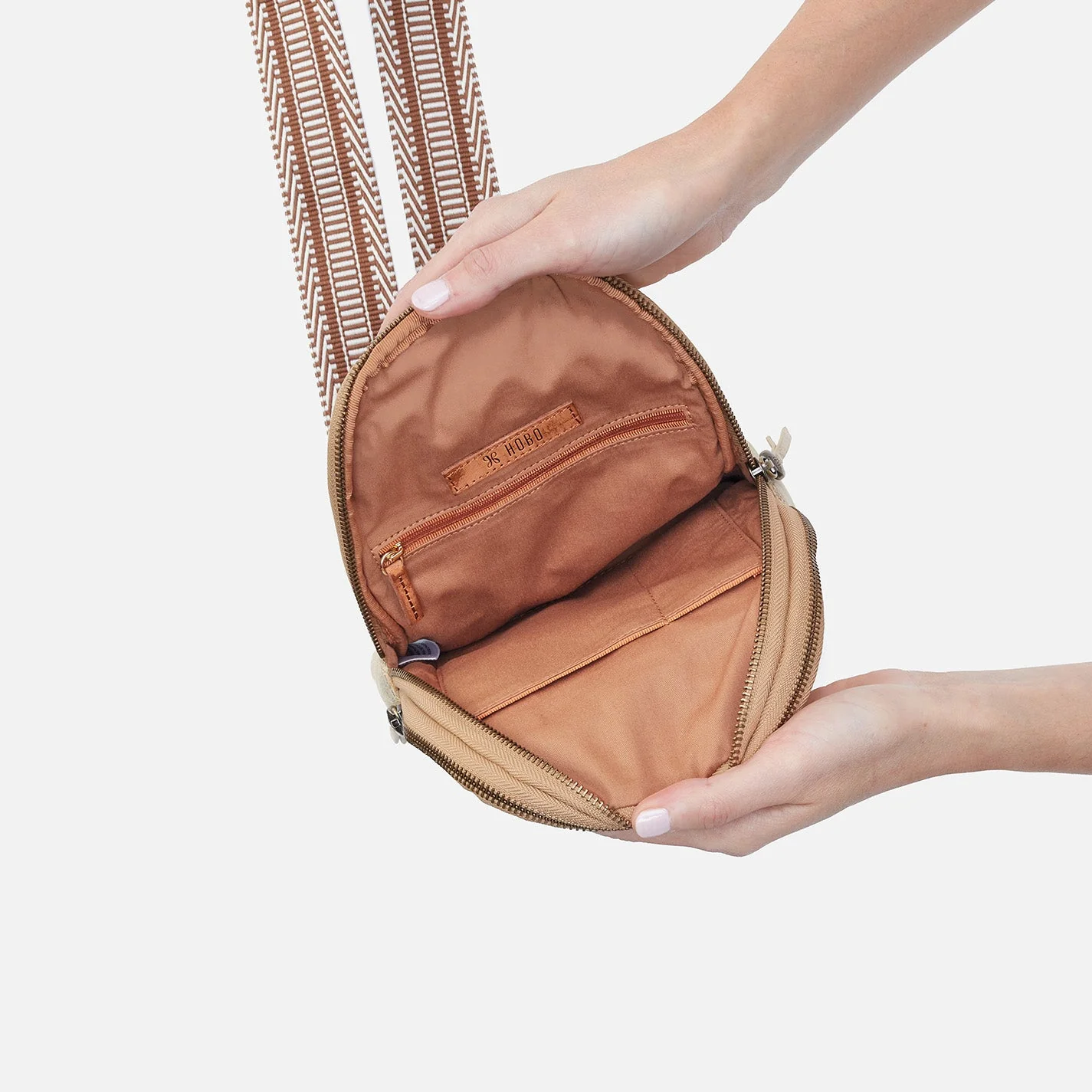 Cass Sling in Metallic Leather