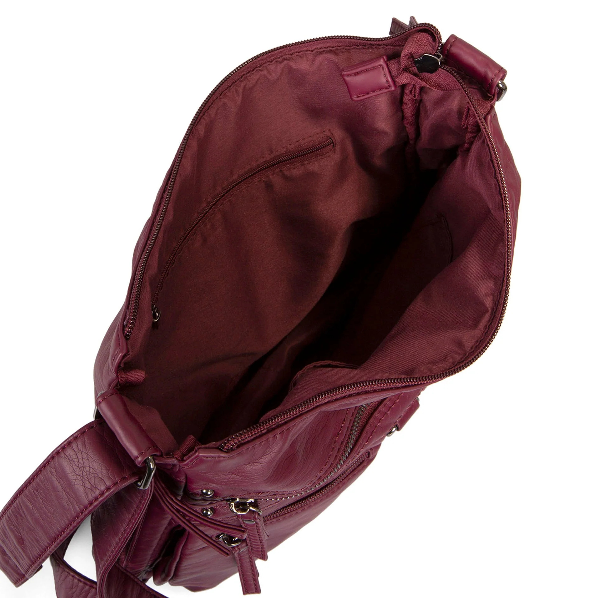 Medium Quilted Expandable Crossbody with Front Pockets