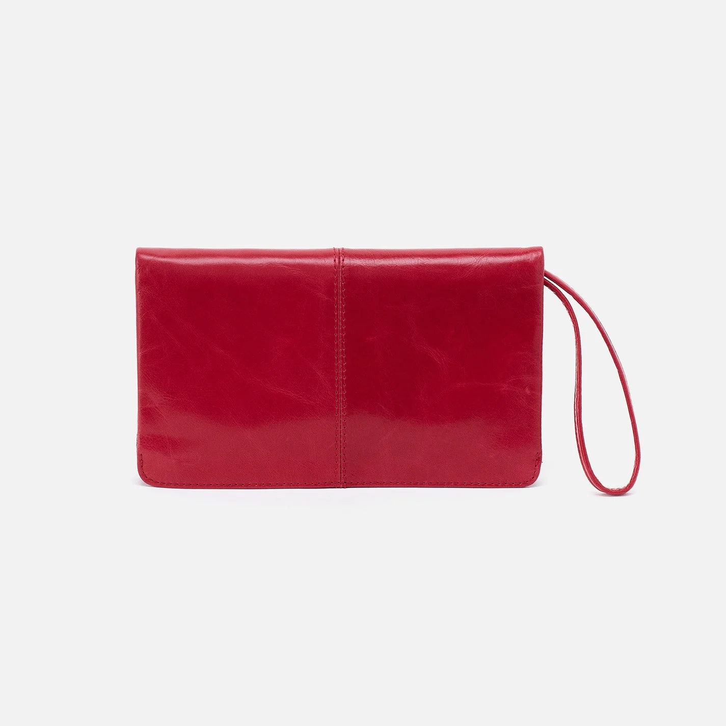 Evolve Wristlet in Polished Leather - Claret Henna