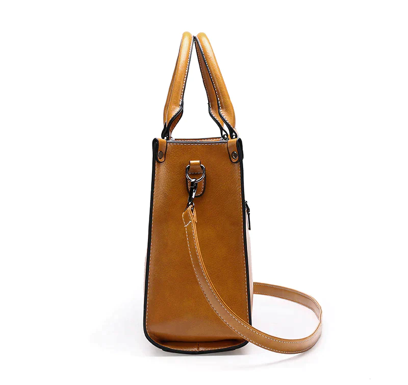 Women's Luxury High Quality Tote Handbag - Smooth Feel