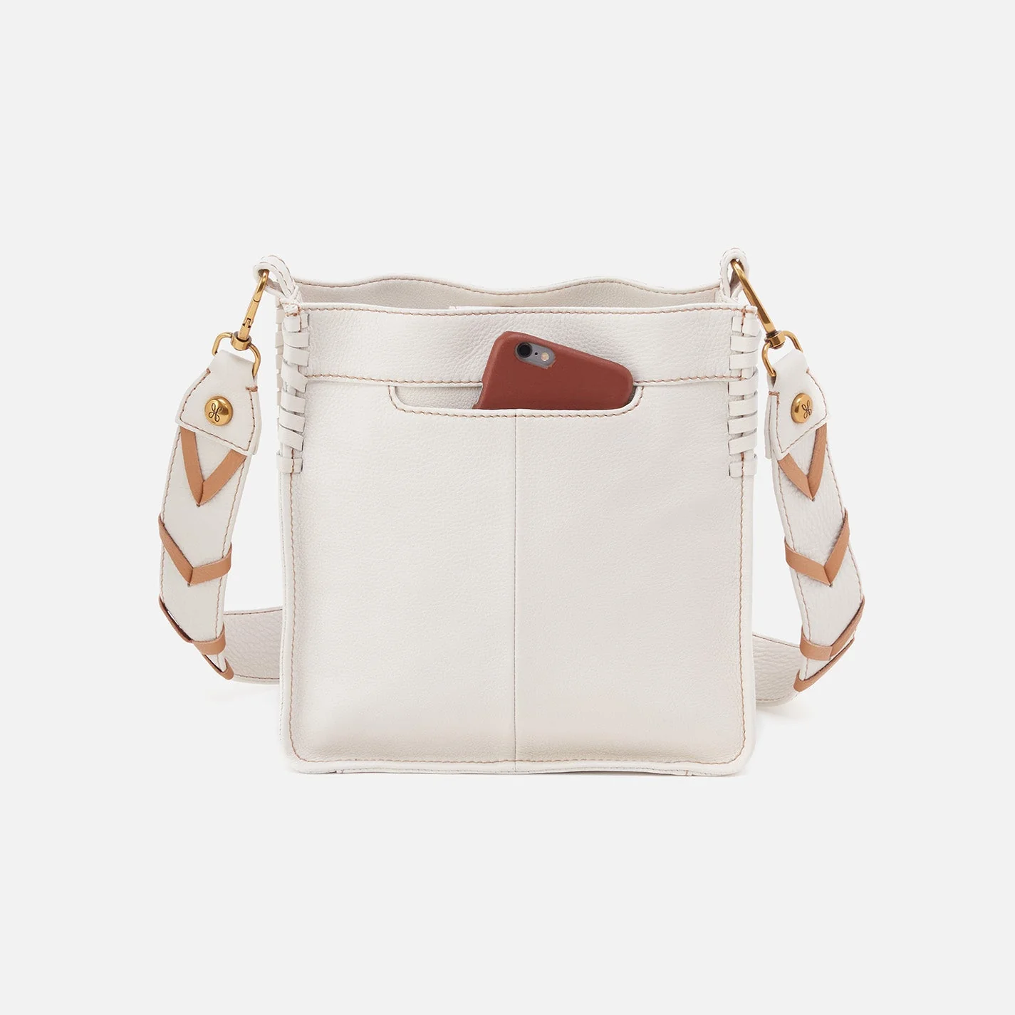 Sylvan Bucket Crossbody in Pebbled Leather