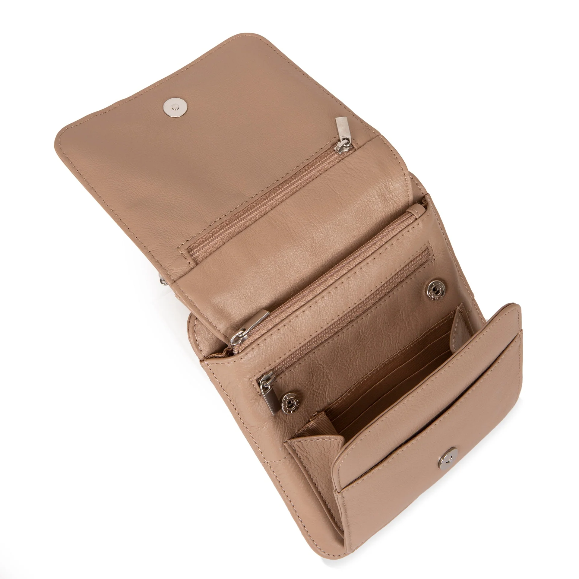 Leather Mini Flap RFID Crossbody