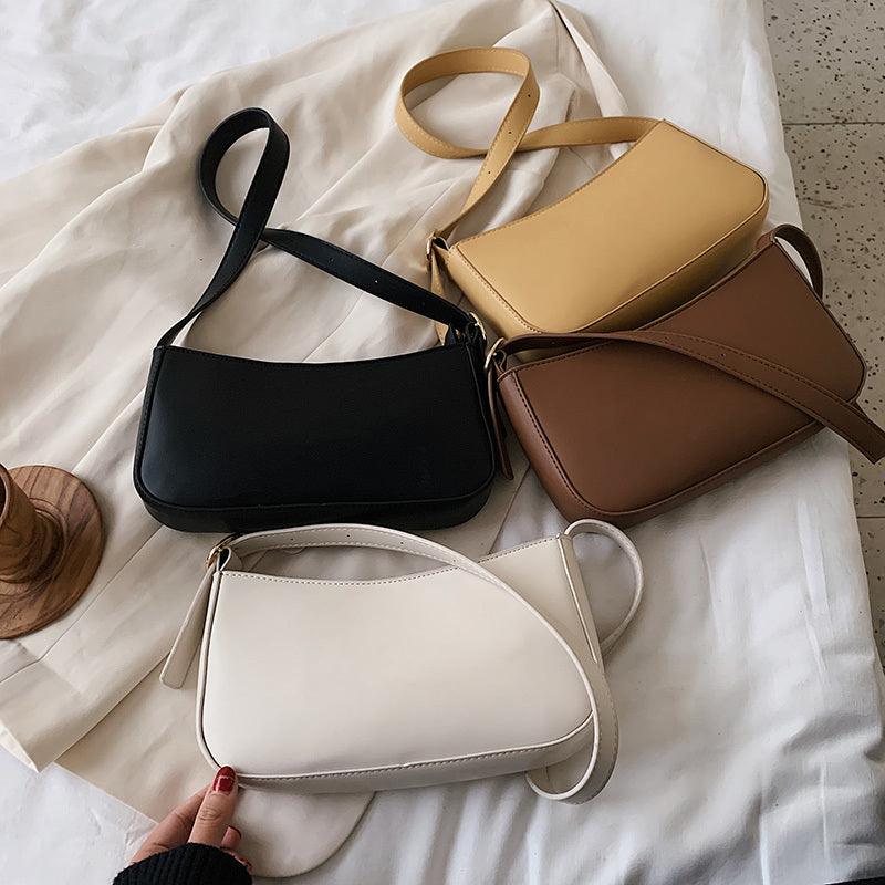 Womens minimalist statement shoulder bag