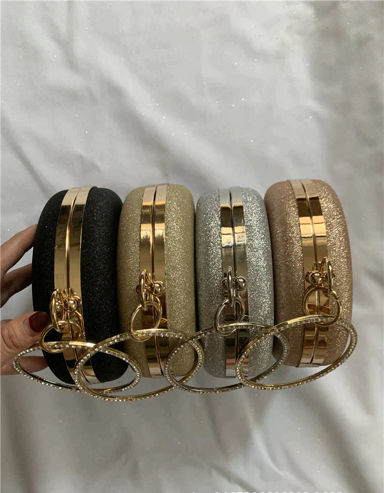 Ladies beautiful glamour evening bag-wrist and crossbody bag