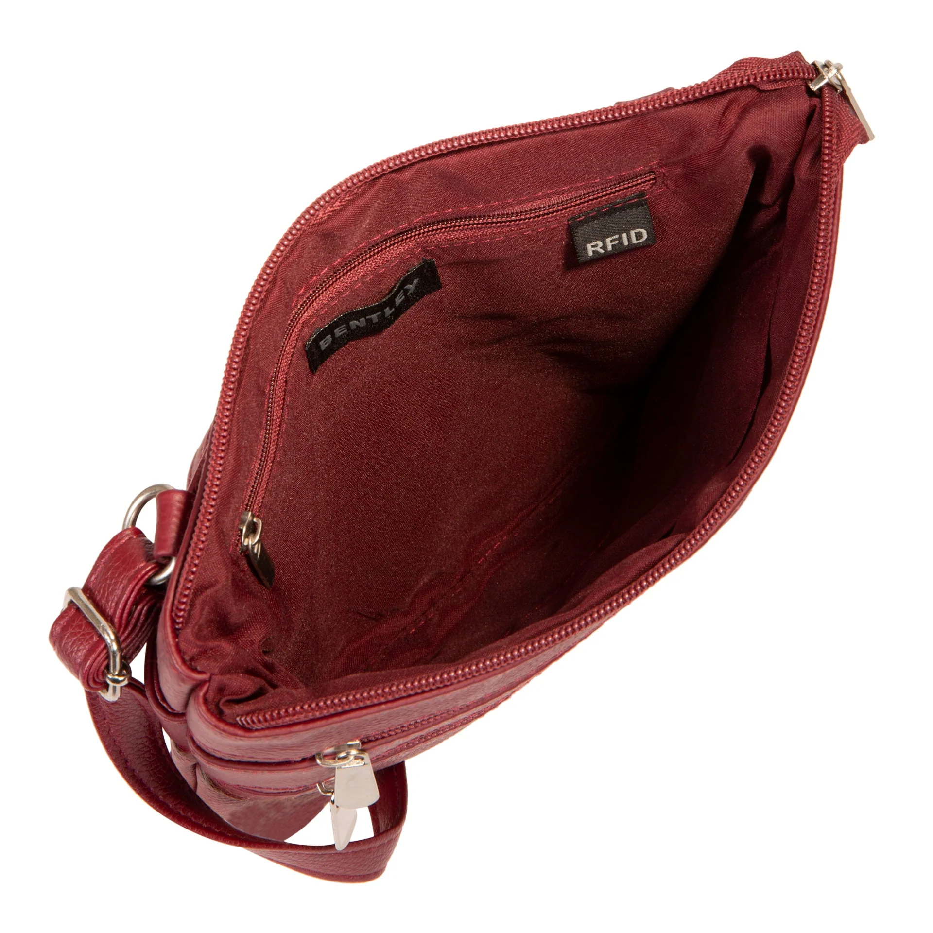 Mini Essential RFID Multi-Zip Crossbody