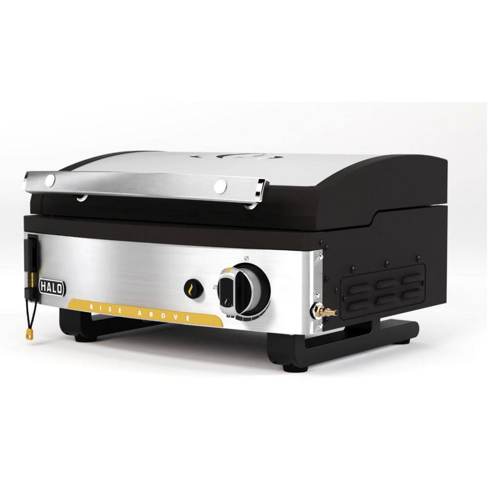 HALO HZ-1007-ANA Elite1B 1-Burner Outdoor Propane Countertop Griddle in Black