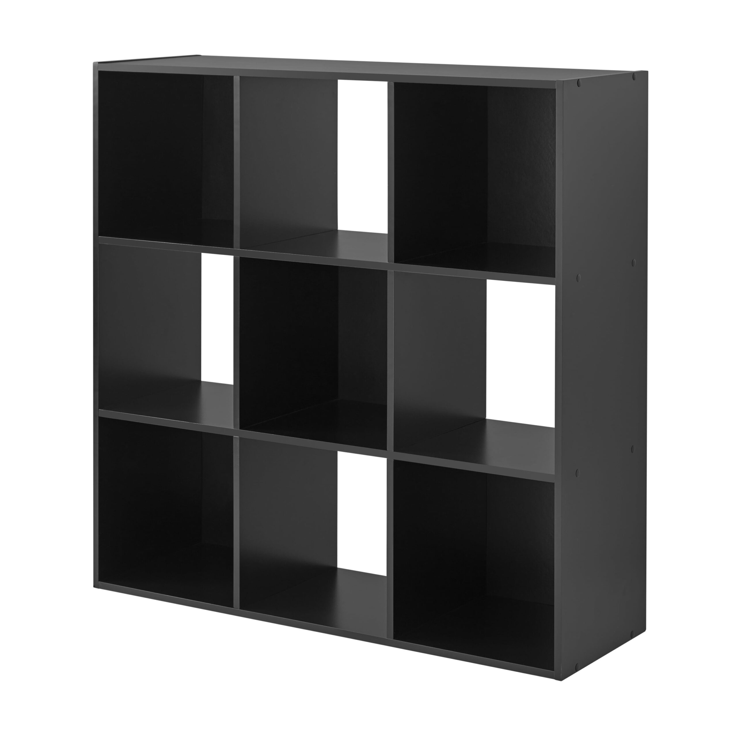 Mainstays 9-Cube Storage Organizer. Black