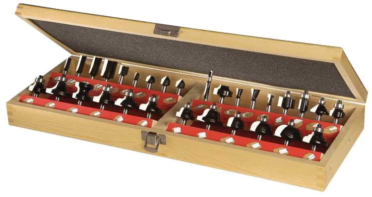 SKIL 30-Piece Carbide-Tipped Router Bit Set