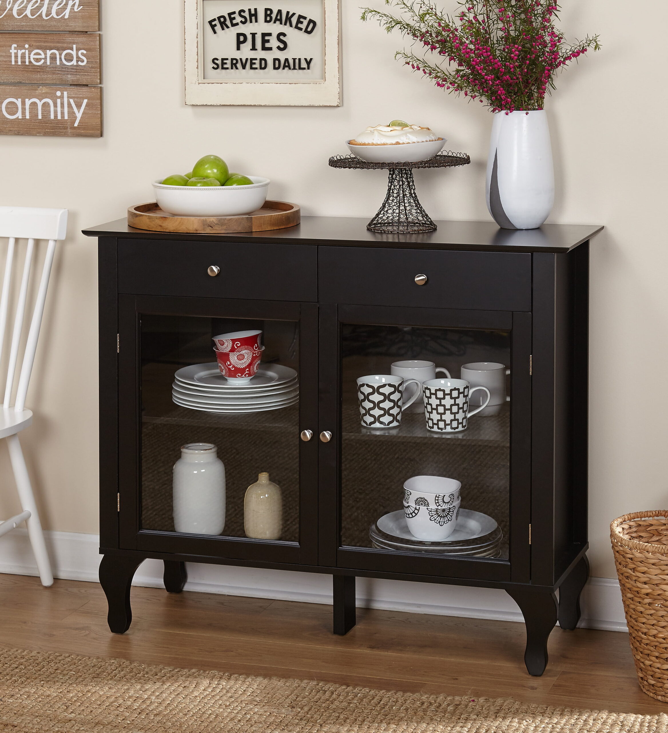 TMS Layla 2-Drawer Storage Buffet. Multiple Finishes