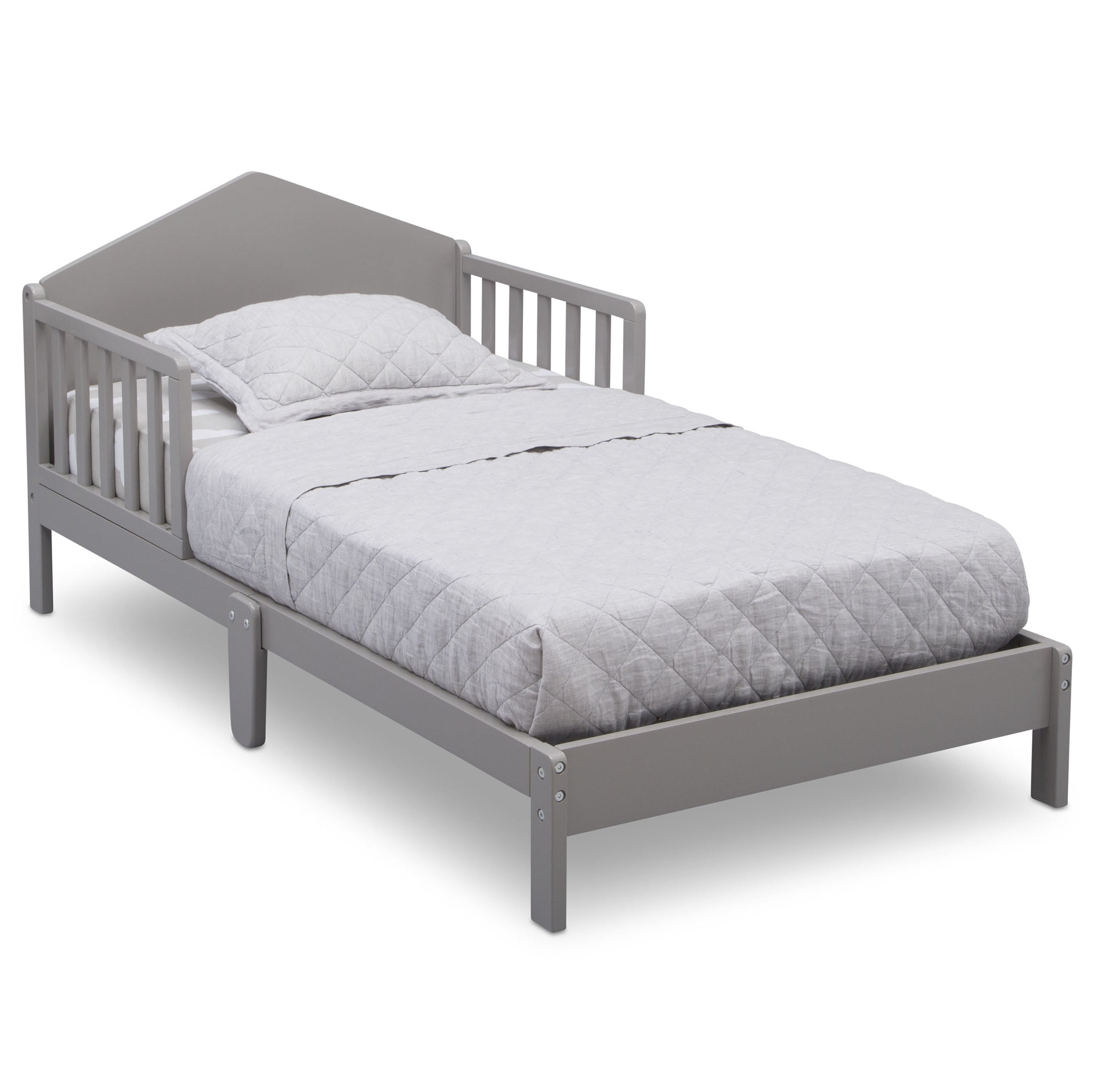 Delta Children Homestead Toddler Bed. Greenguard Gold Certified. Gray