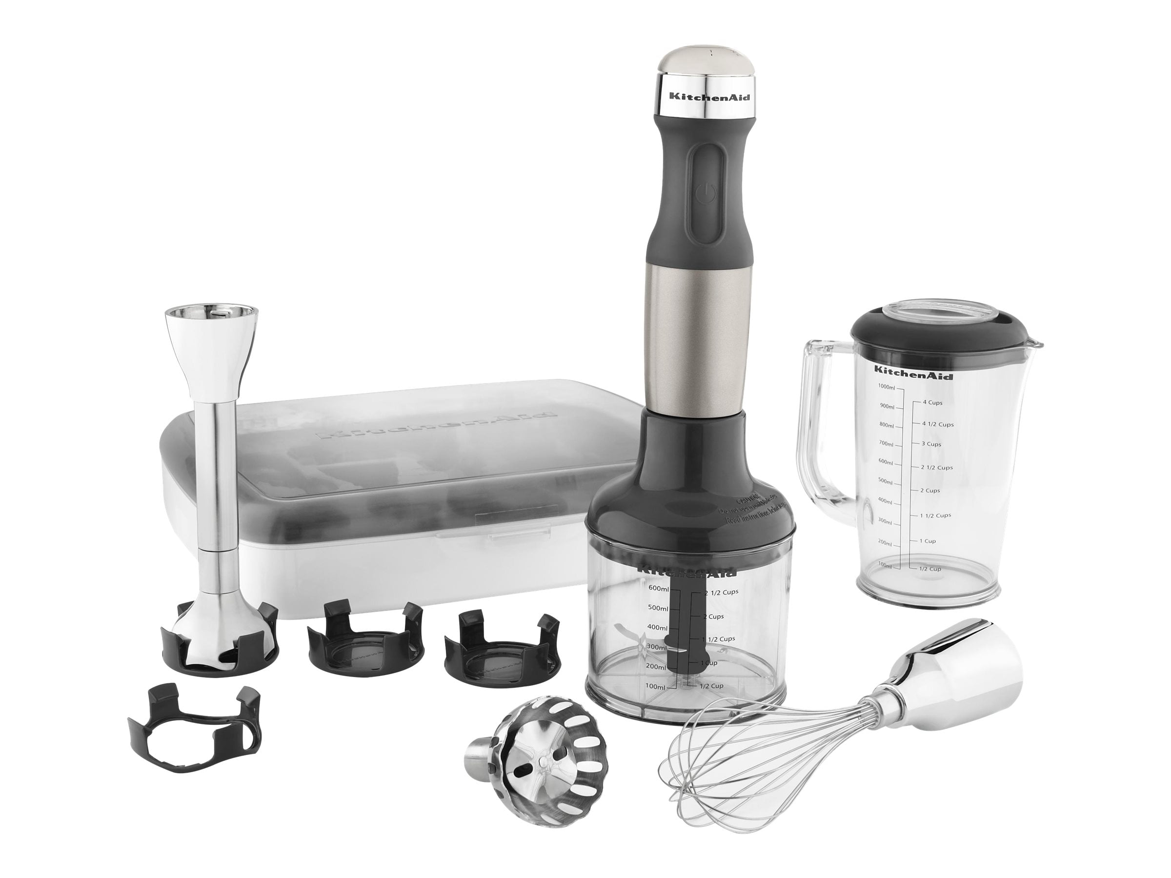 KitchenAid KHB2561ACS - Hand blender - cocoa silver