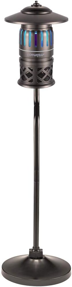 DynaTrap DT1260-TUNSR Mosquito & Flying Insect Trap with Pole Mount – Kills Mosquitoes. Flies. Wasps. Gnats. & Other Flying Insects – Protects up to 1/2 Acre