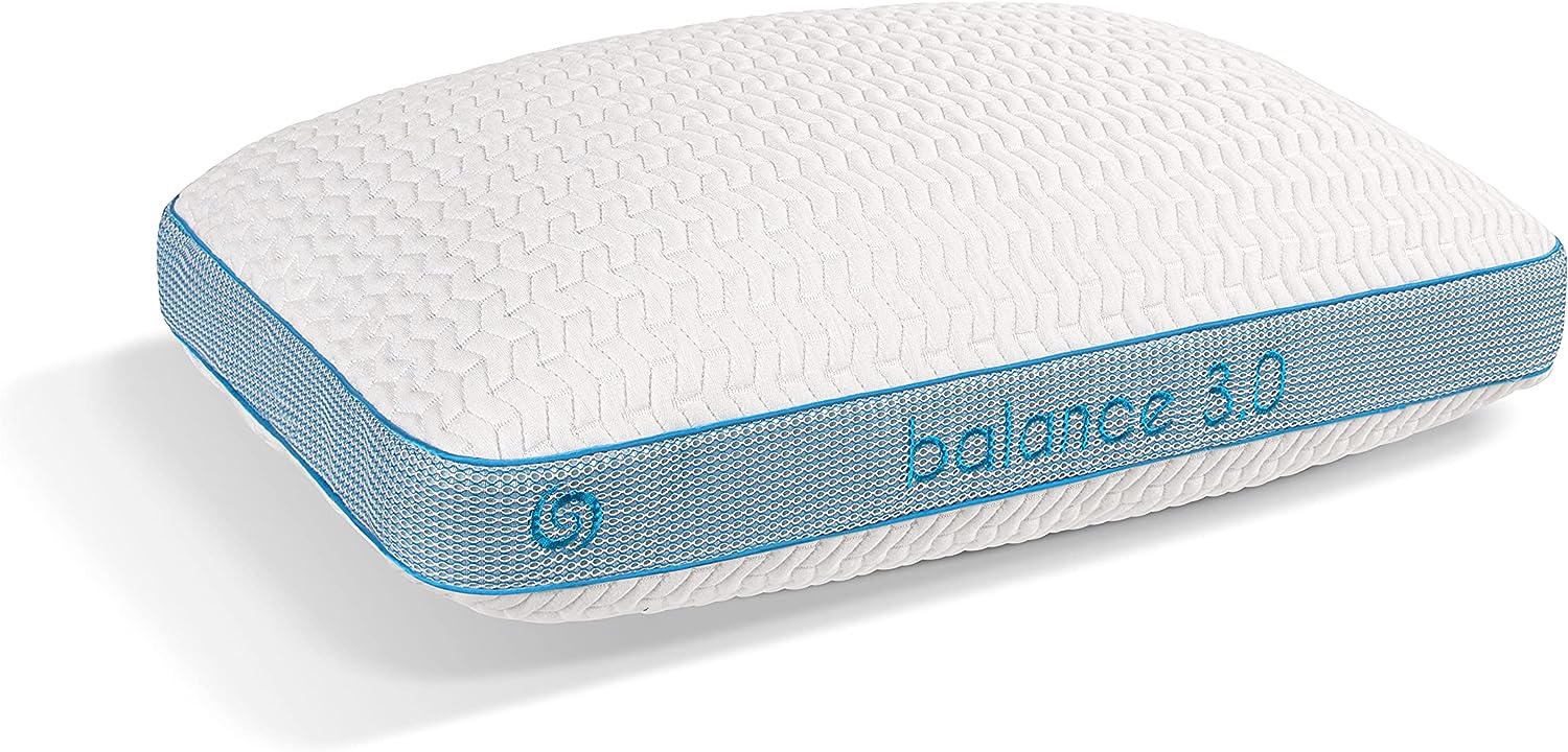 Bedgear Balance Performance Pillow - Washable Dri-Tec Moisture-Wicking Cover - Size 3.0 - Medium-Firm Pillows for All Sleep Positions - Back. Stomach. and Side Sleeper Pillow - 20″ x 26″