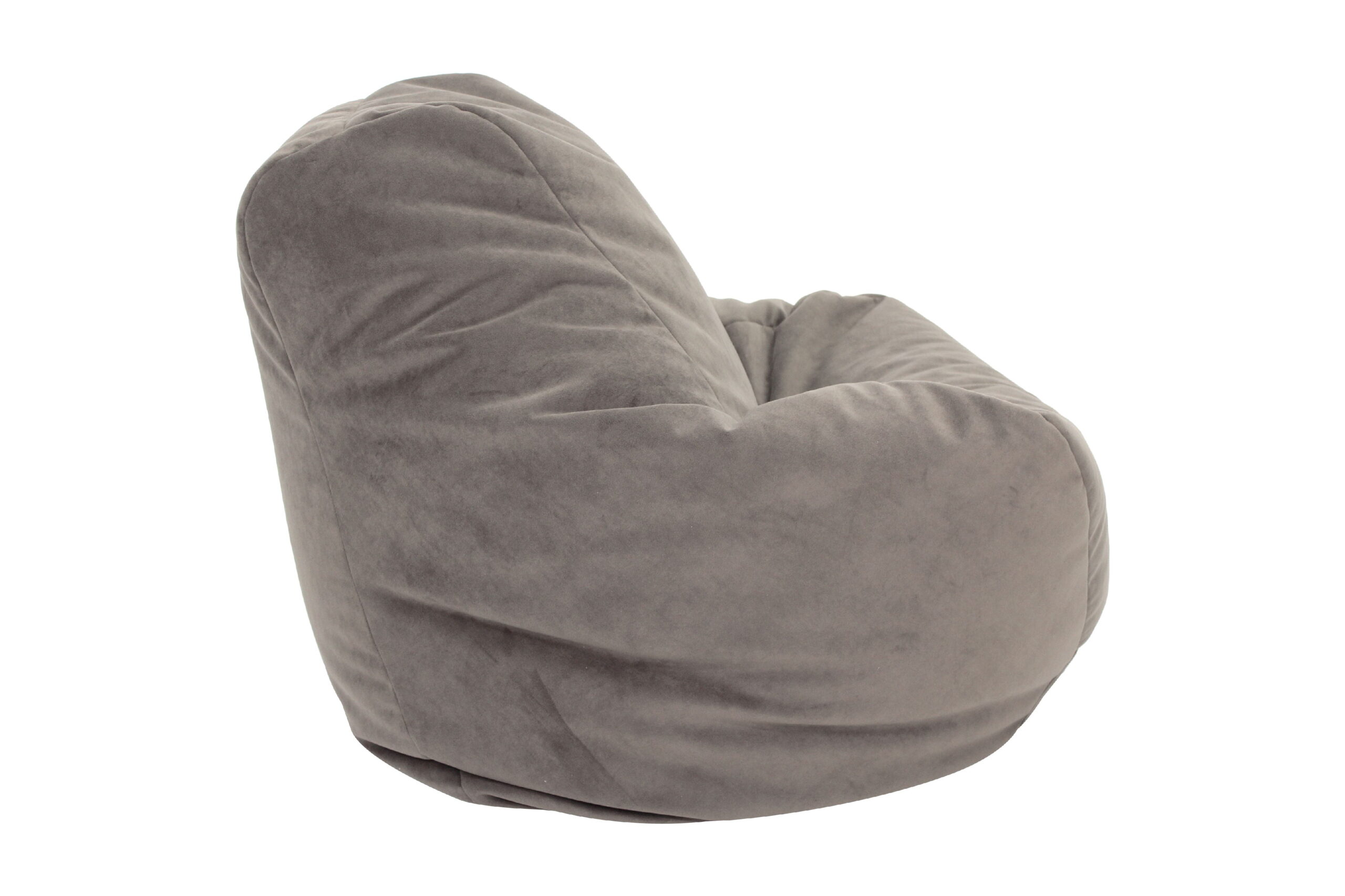 Mainstays Soft-Sided Microfiber Bean Bag Lounger Chair. Mocha