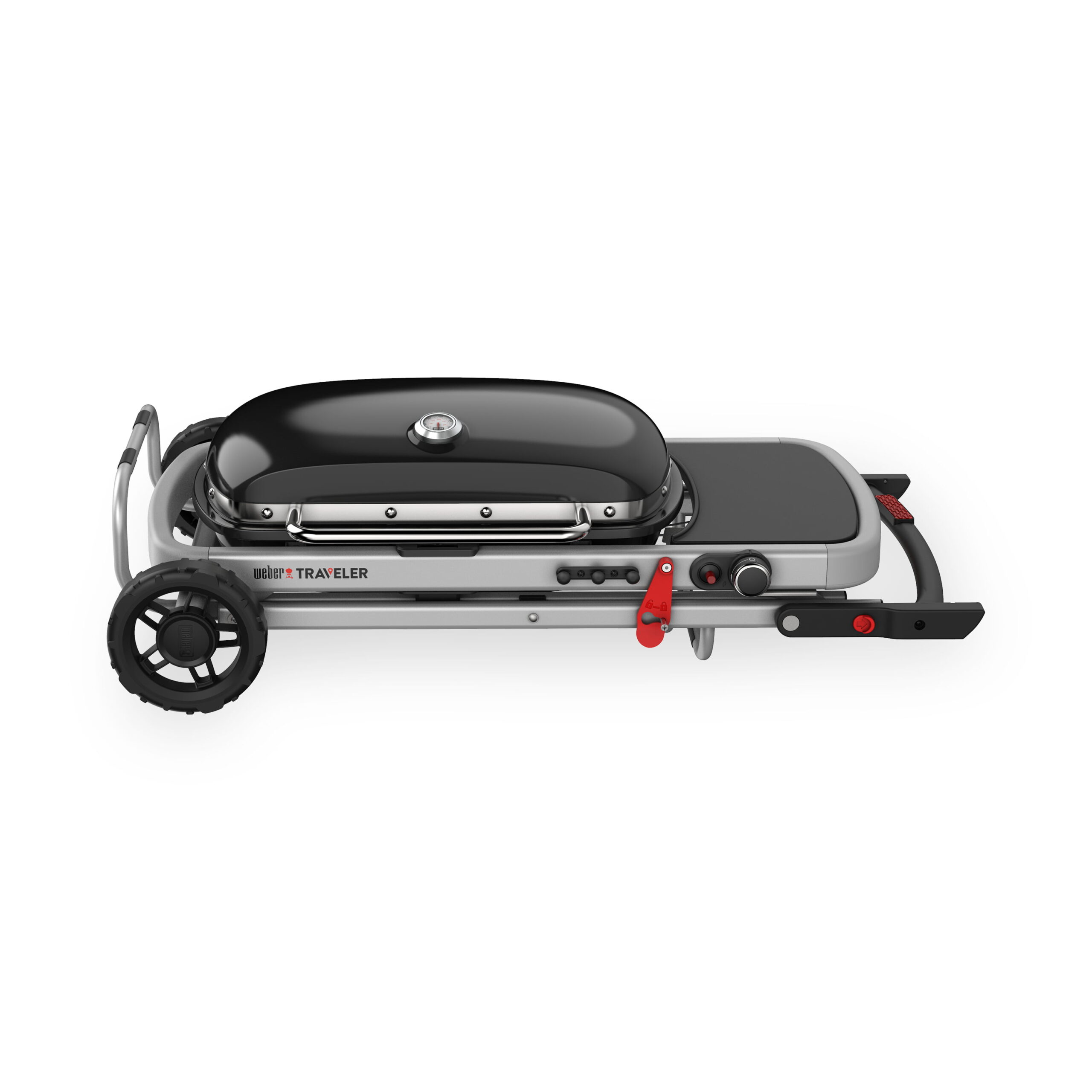 Weber Traveler Portable Propane Gas Grill. Black