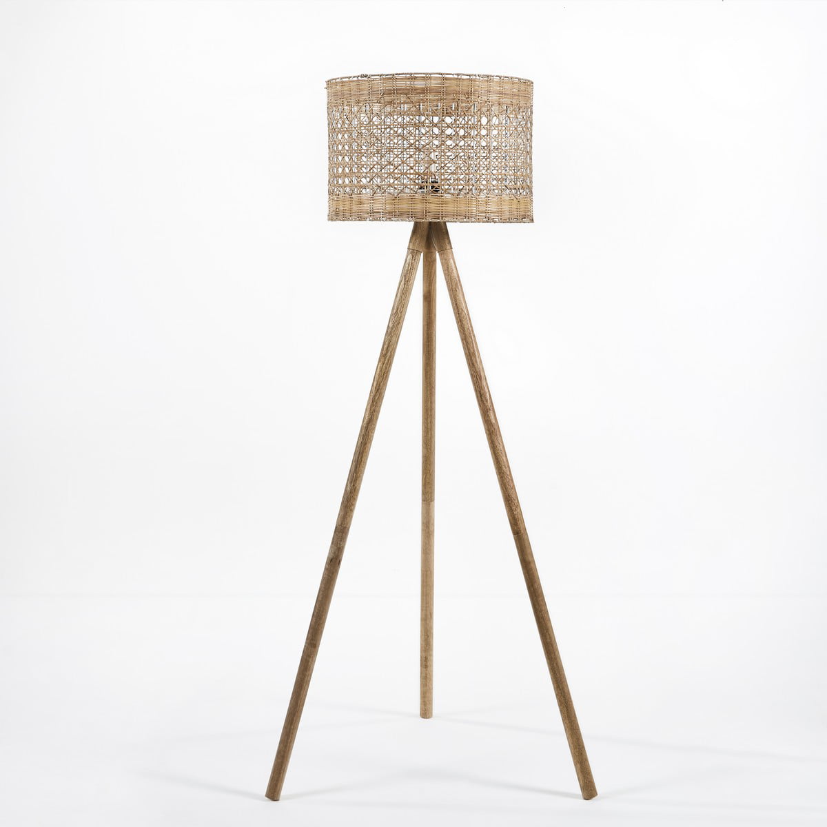 SAFAVIEH Akroyd 63 in. Bohemian Floor Lamp. Natural