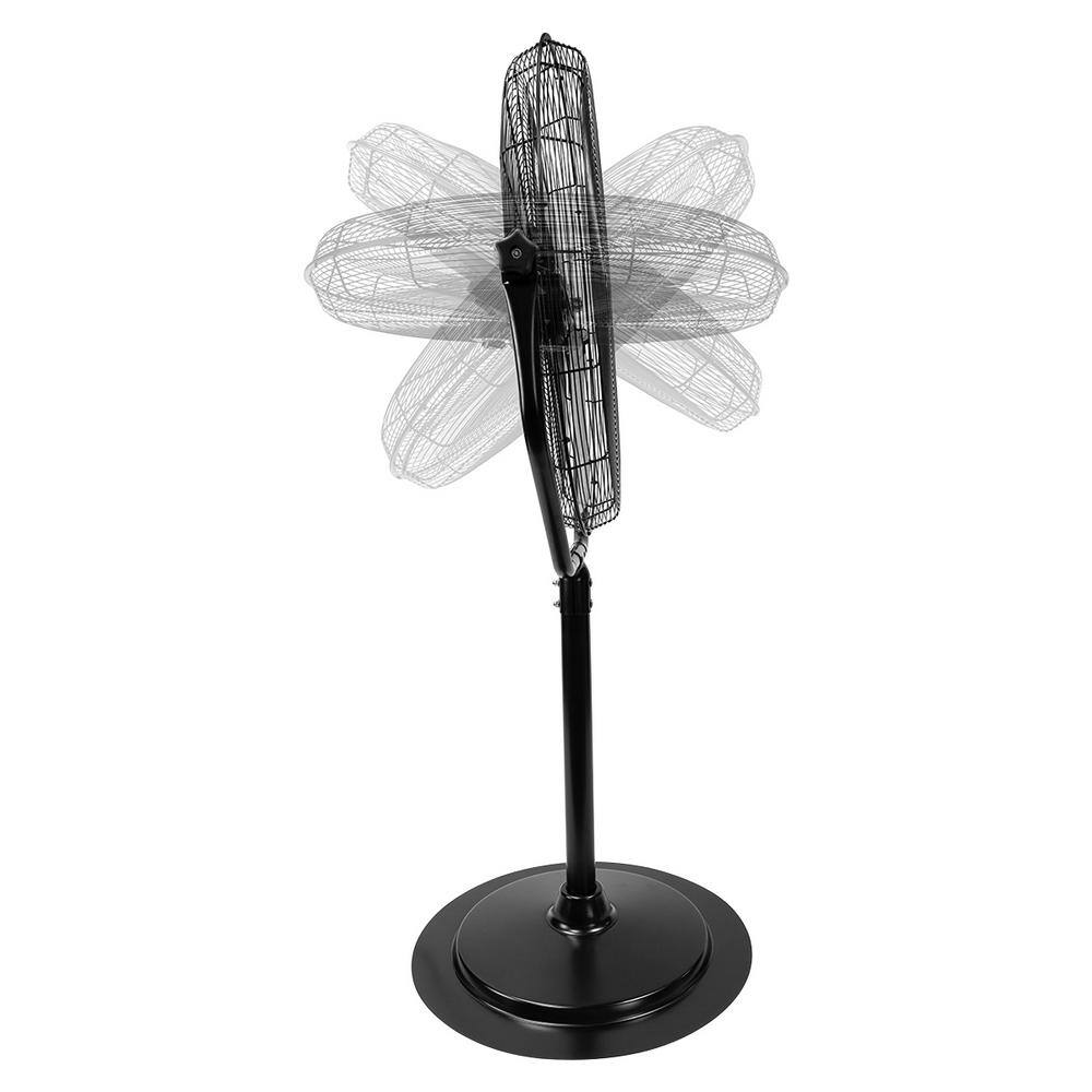 Maxx Air HVPF 30 YOKEUPS 30 in. 3-Speed High Velocity Tilting Pedestal Fan
