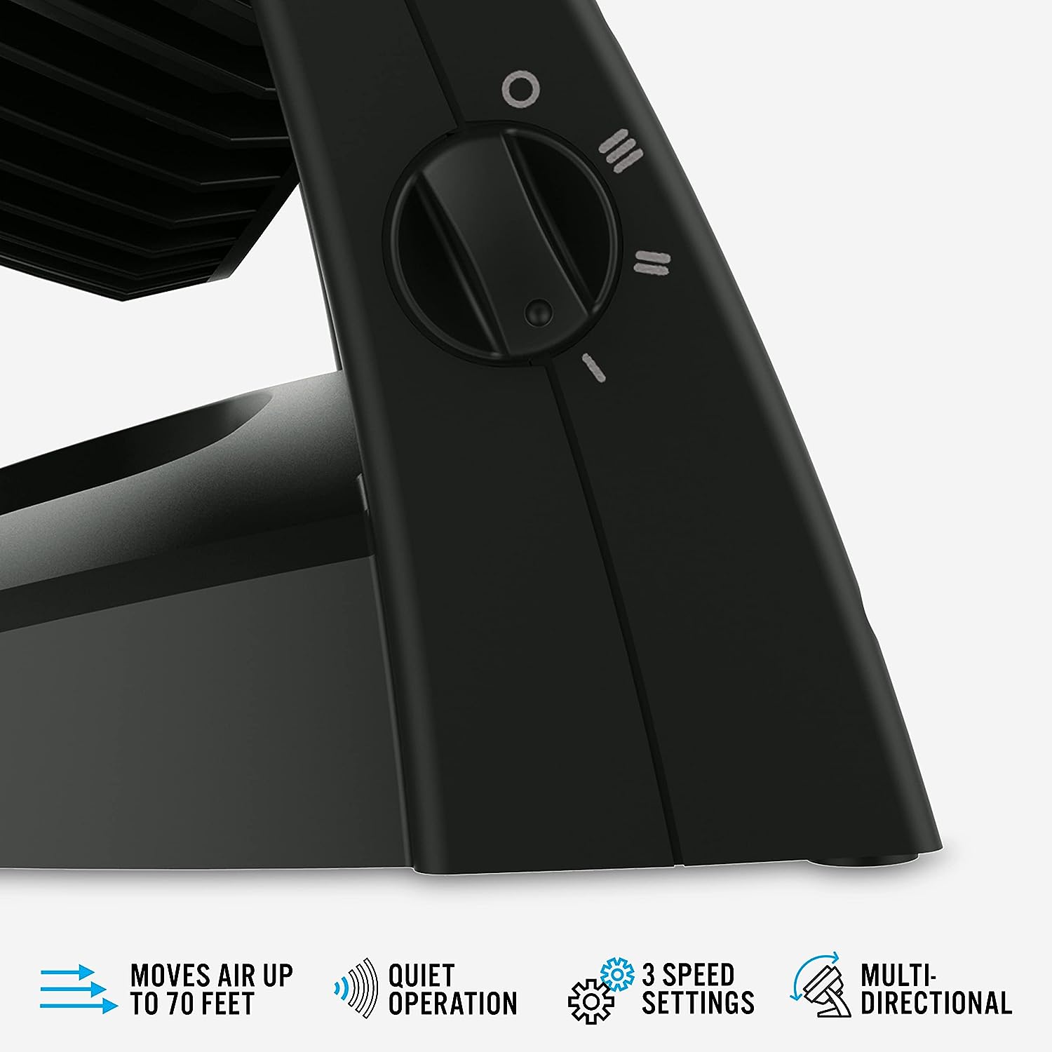 Vornado 630 Mid-Size Whole Room Air Circulator Fan for Home. 3 Speeds. Adjustable Tilt. Removable Grill. 9 Inch. Moves Air 70 Feet. Quiet Fan for Bedroom