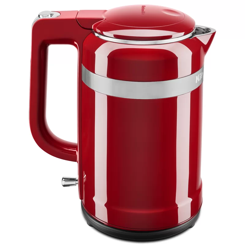 KitchenAid KEK1565ER Electric Dual-Wall Insulation Kettle. 1.5 L. Empire Red