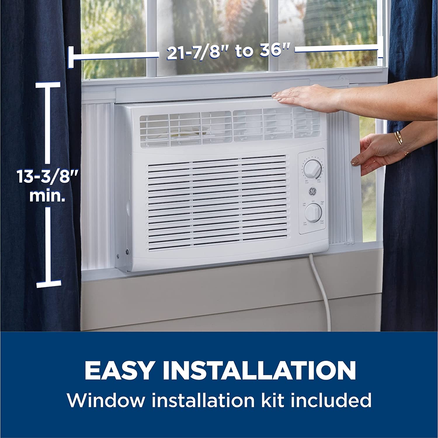 GE  150-sq ft Window Air Conditioner (115-Volt; 5000-BTU)