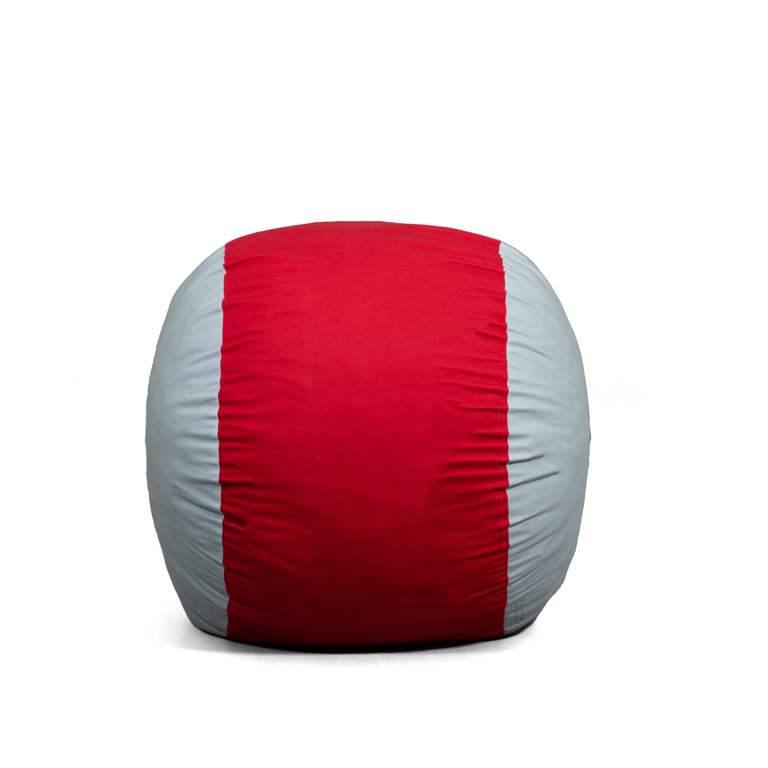 Big Joe Fuf Medium Foam Filled Bean Bag Chair. Kids and Teens. Scarlet/Grey Lenox. 3ft Big