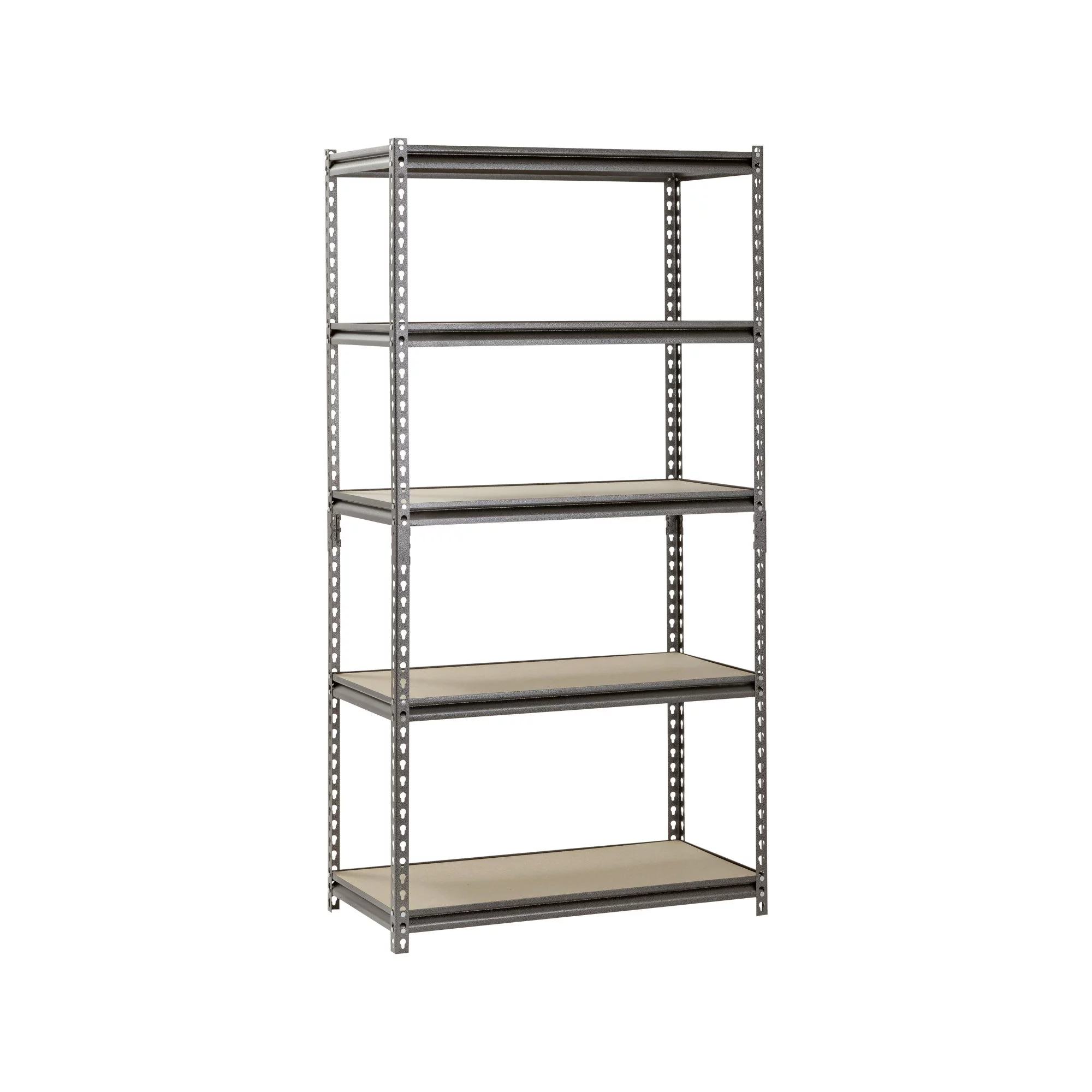 Muscle Rack Silver Vein 36″W x 18″D x 72″ H 5-Shelf Steel Shelving