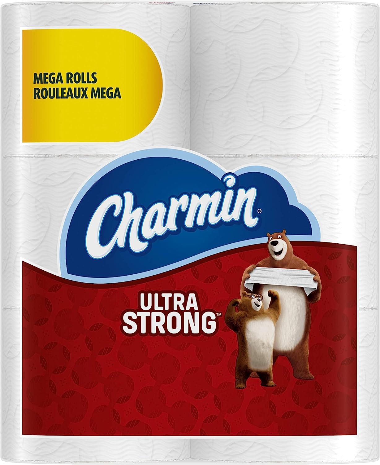Charmin Ultra Strong Mega Roll Toilet Paper. 24 Count