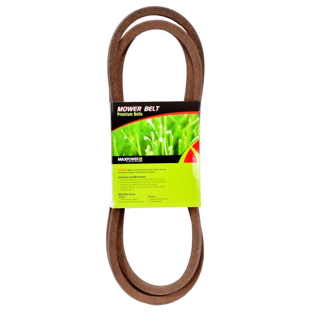 MaxPower 336390B Deck Drive Belt for John Deere Mowers Replaces OEM #-s M126536. M158692. M162443
