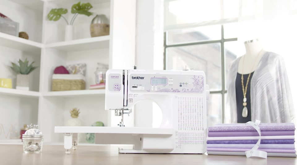Brother SQ9285 Computerized Sewing and Quilting Machine with Wide Table
