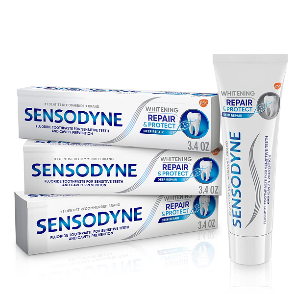 Sensodyne Repair and Protect Whitening Toothpaste. Toothpaste Sensitive Teeth