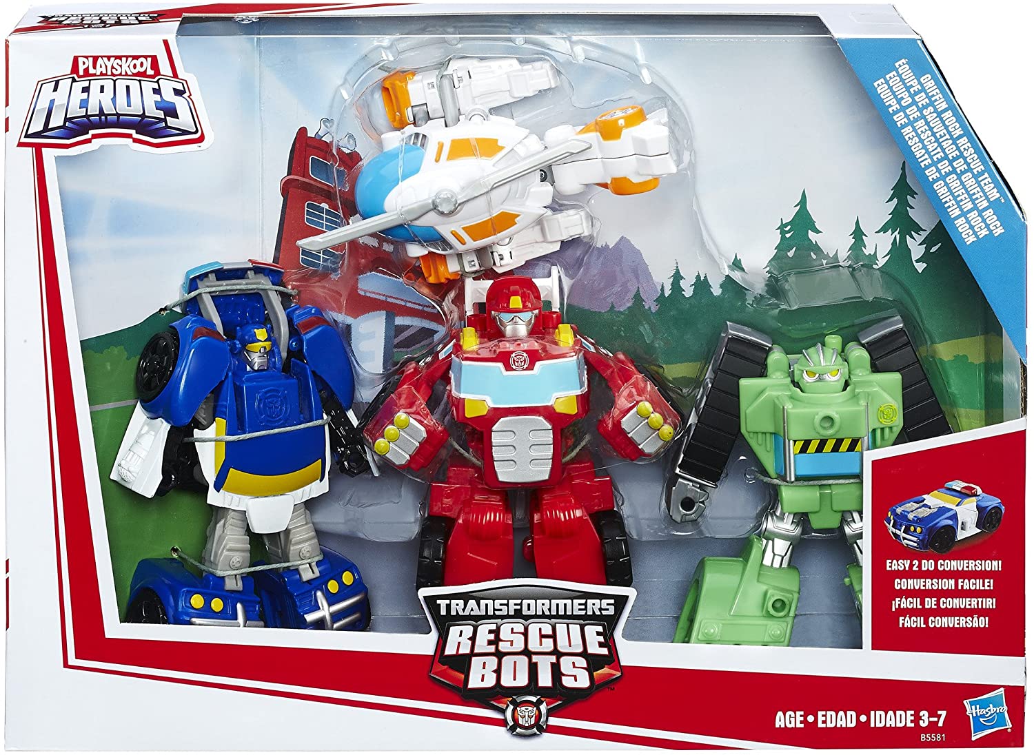 Transformers Rescue Bots Griffin Rock Rescue Team Action Figure