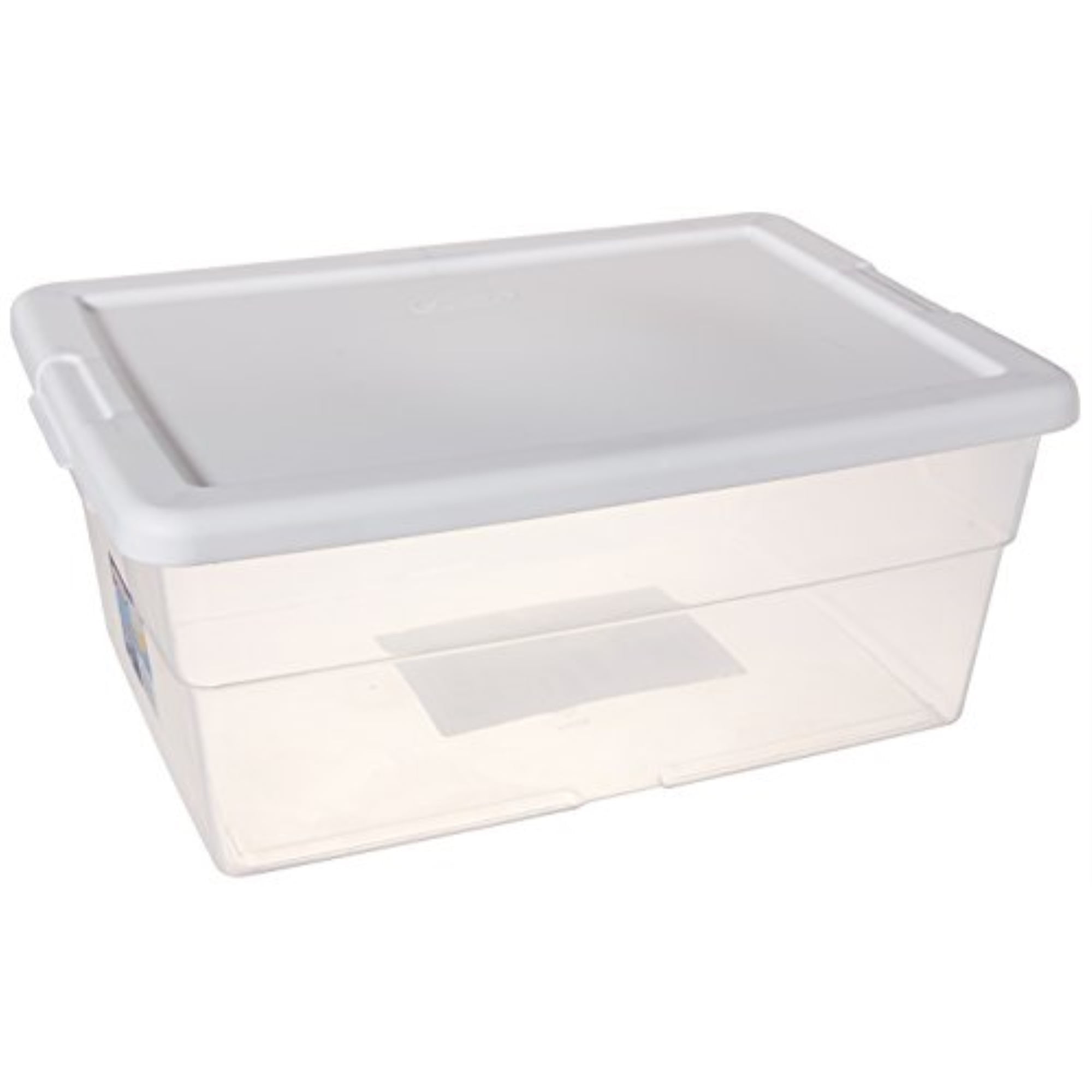 6099337 STORAGE BOX 16QT CLEAR Sterilite Stackable Storage Box (Pack of 12)