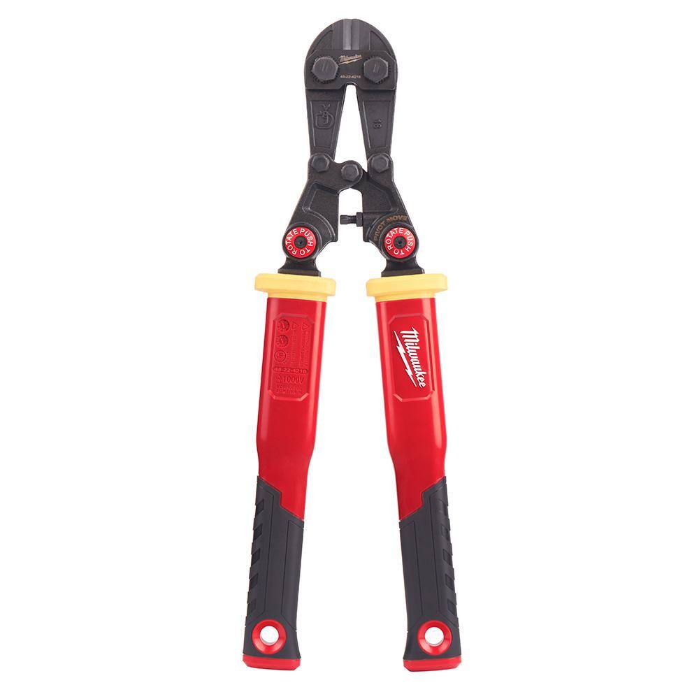 Milwaukee 48-22-4218 18 in. Fiberglass Handle with PIVOTMOVE Rotating Handles Bolt Cutter and 3/8 in. Maximum Cut Capacity