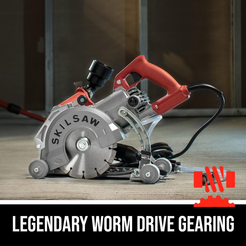 SKIL 7-in Worm Drive Corded Concrete Saw